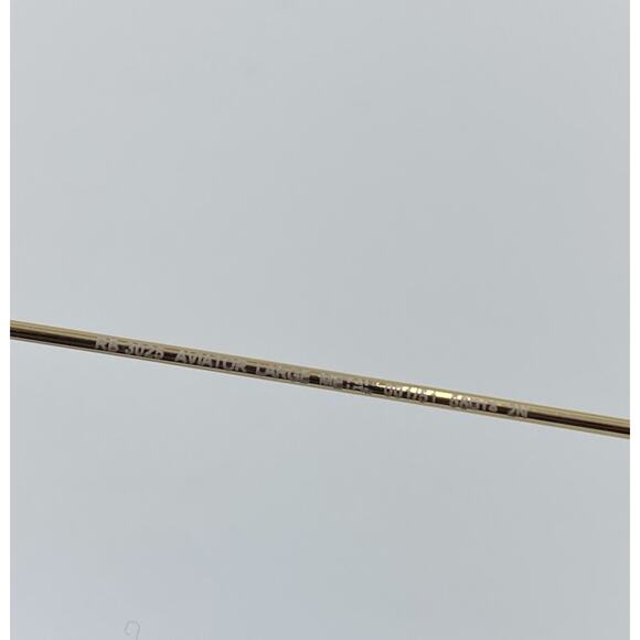 Ray Ban RB 3025 Large Aviator Gold Brown Grey 58MM 58 14 Sunglasses Classic Auth - Picture 6 of 10